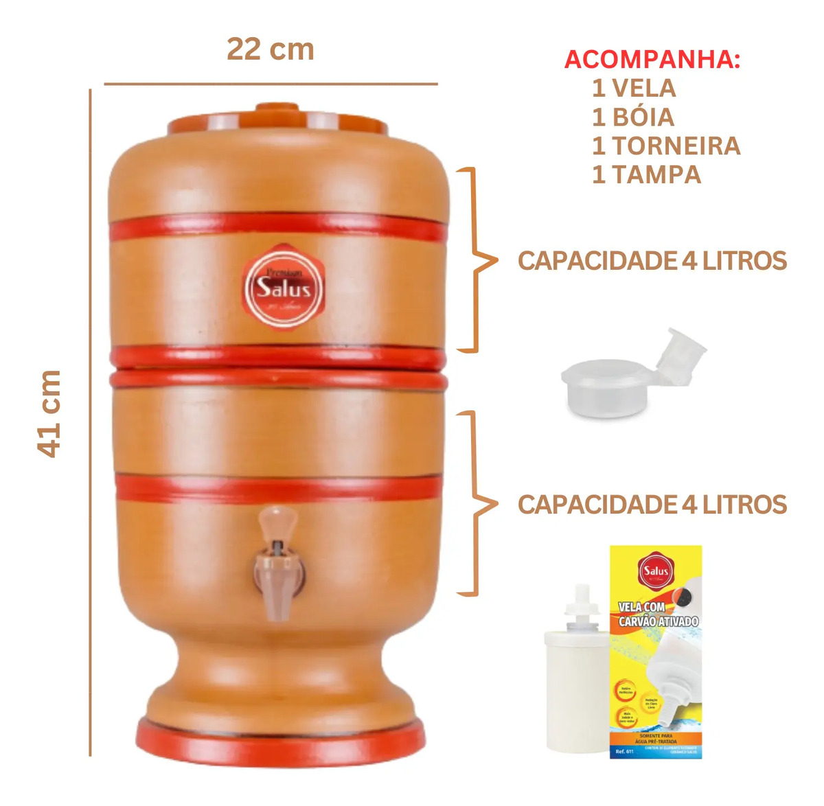 Filtro de Barro 4 L 2