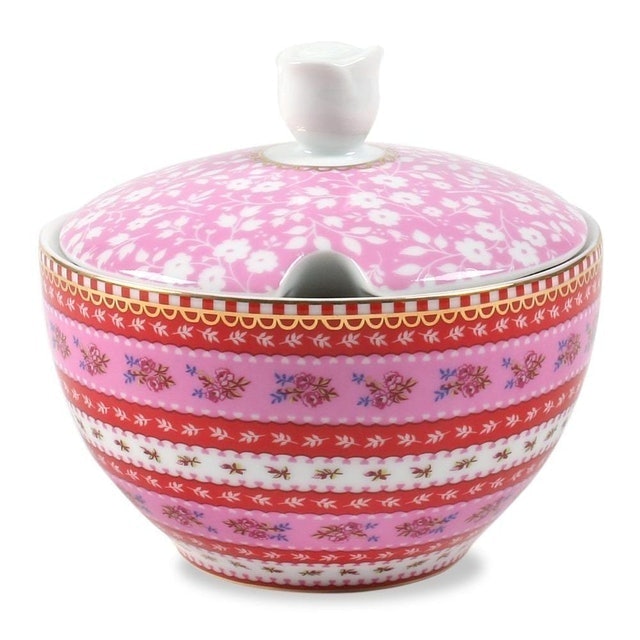 Açucareiro Floral Ribbon Rosa 1