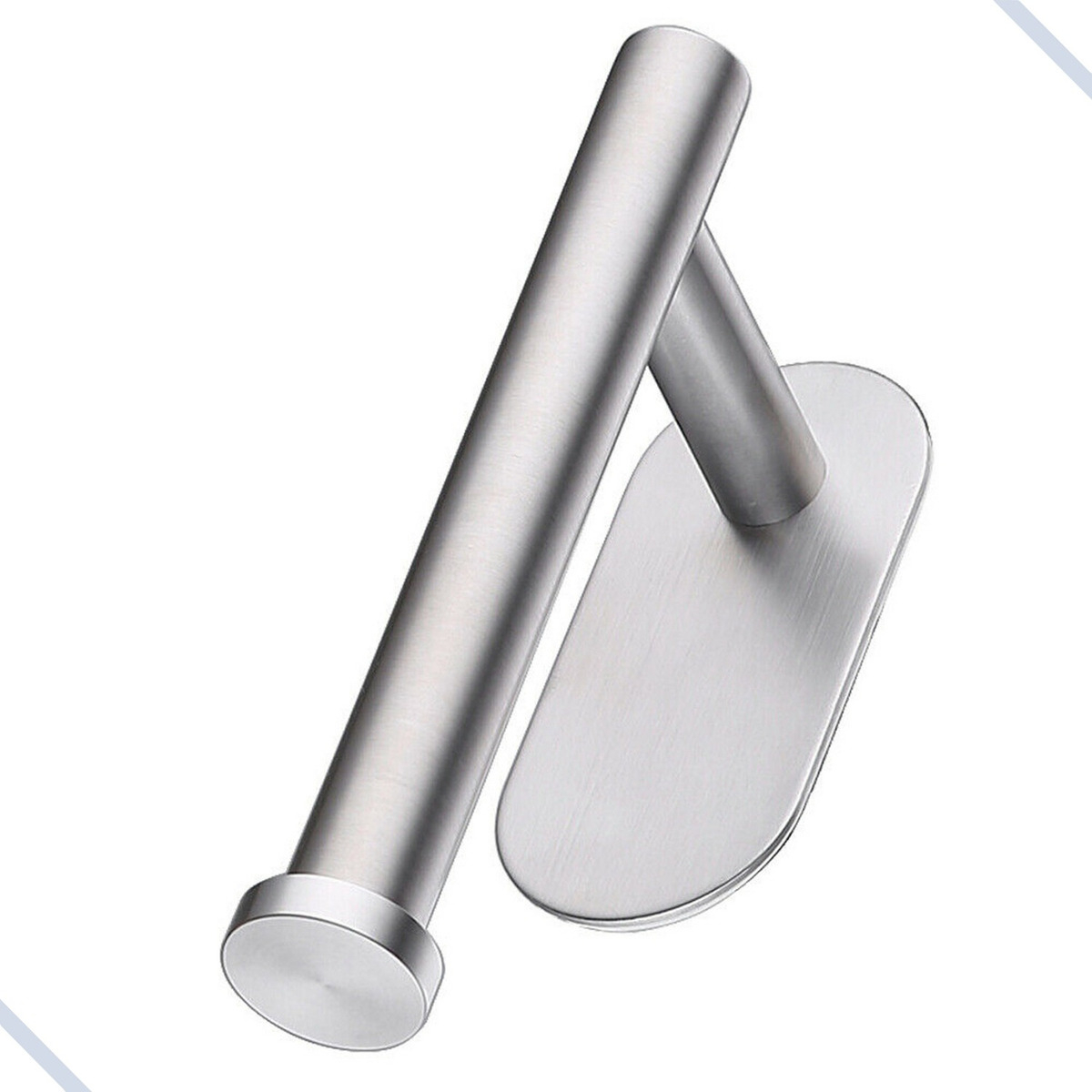 Suporte de Papel Higiênico em Aço Inox Adesivo 3M Premium  4