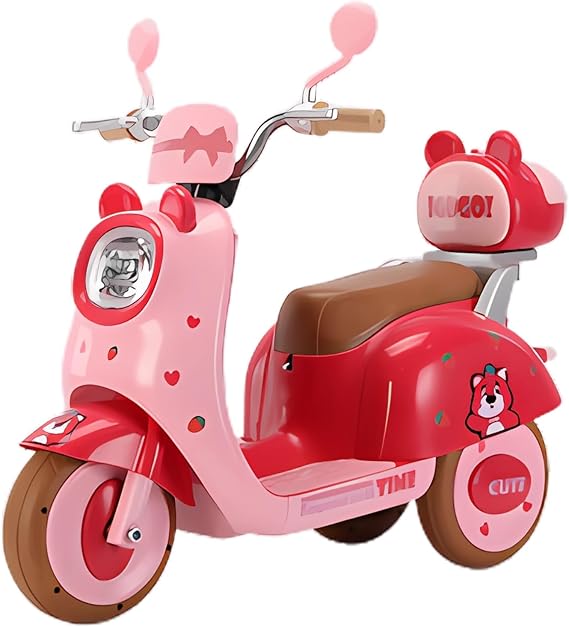 Moto Elétrica Infantil 6V Cute Rosa 1