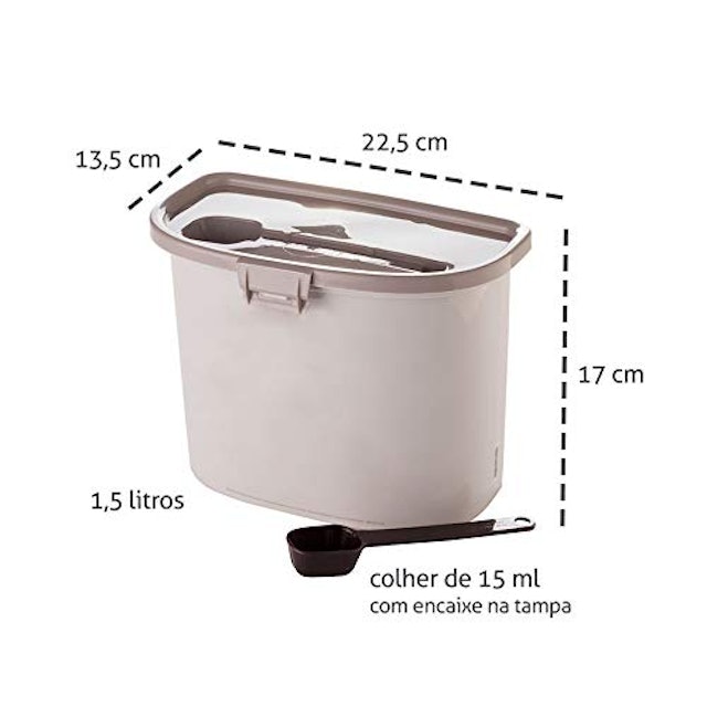 Pote de Café com Porta Filtro e Colher Dosadora 4