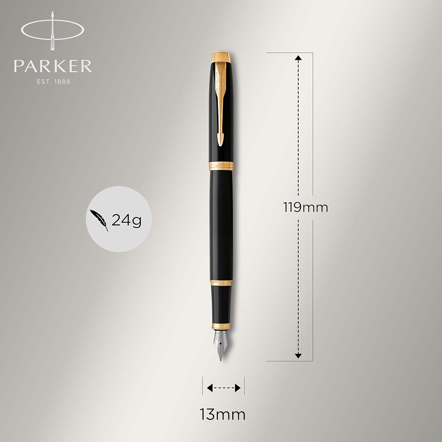 Caneta-Tinteiro GT Black IM Parker 2