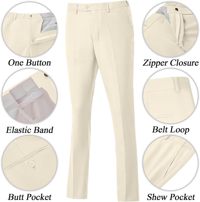 Terno Masculino Slim Fit 3 Peças Huezoe 4