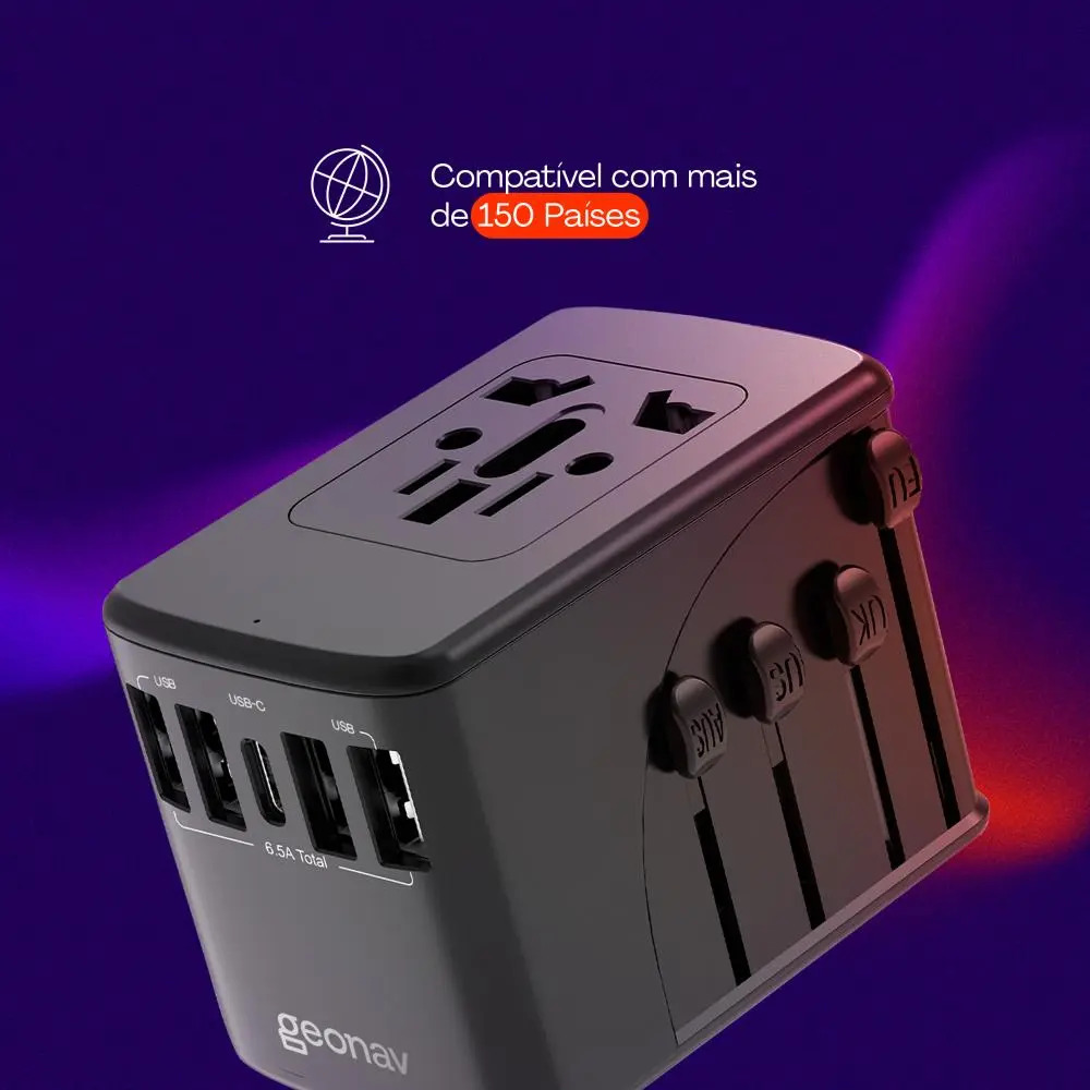 Carregador Adaptador de Viagem 2