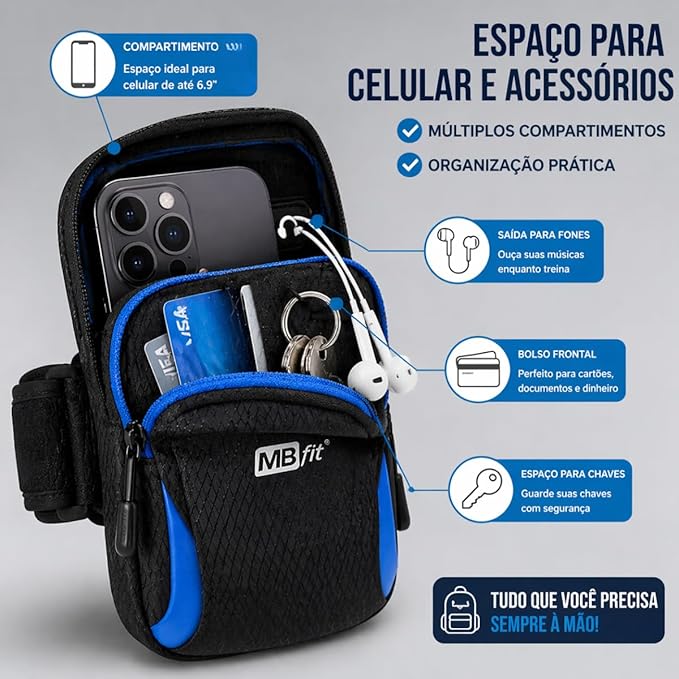 Braçadeira para Celular MB Fit 4