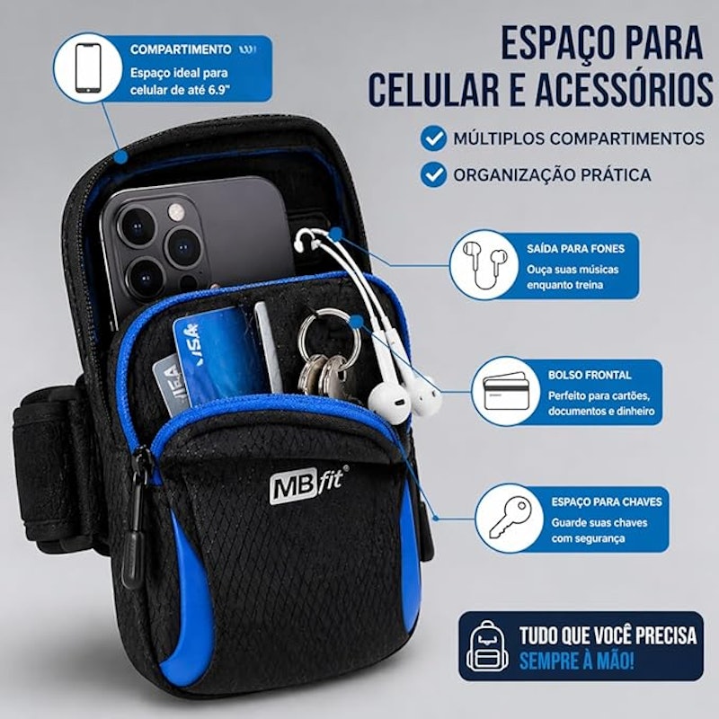 Braçadeira para Celular MB Fit 4