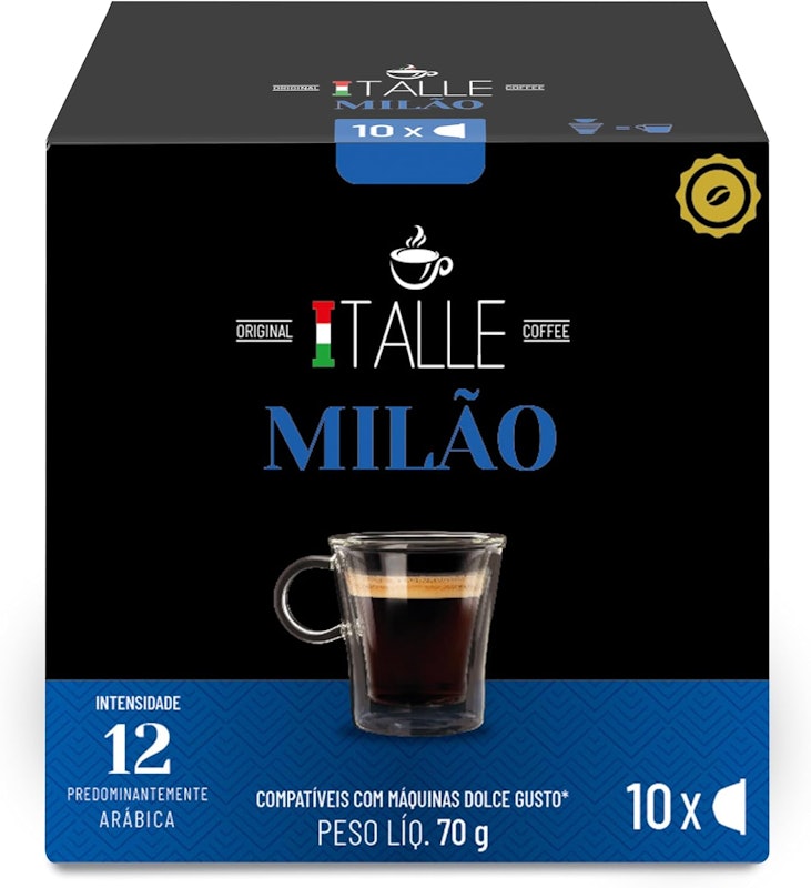 Café Milão Intensidade 12 10 Cápsulas Compatíveis Dolce Gusto 1