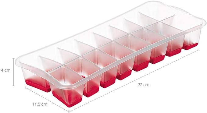 Forma de Gelo Flexível Plástica Sanremo 4