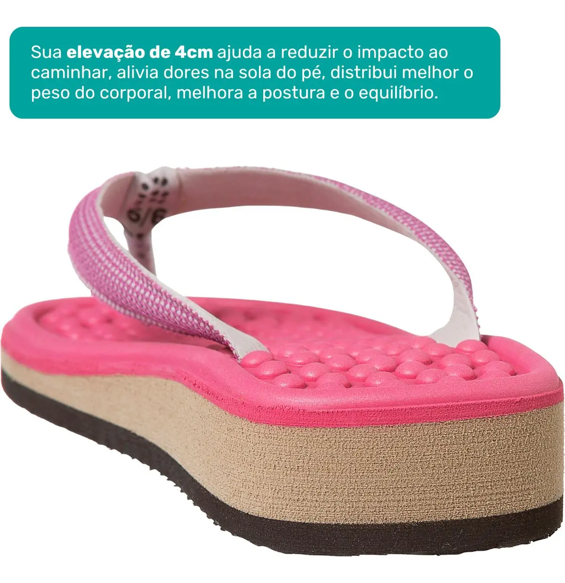 Chinelo Anabela Anatômico  3