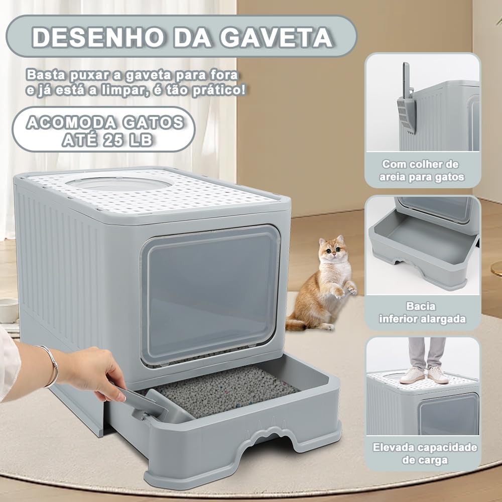 Caixa de Areia para Gatos Reamfit 4