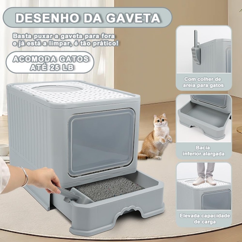 Caixa de Areia para Gatos Reamfit 4