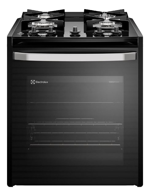 Fogão de Embutir 4 Bocas Electrolux Preto Experience 1