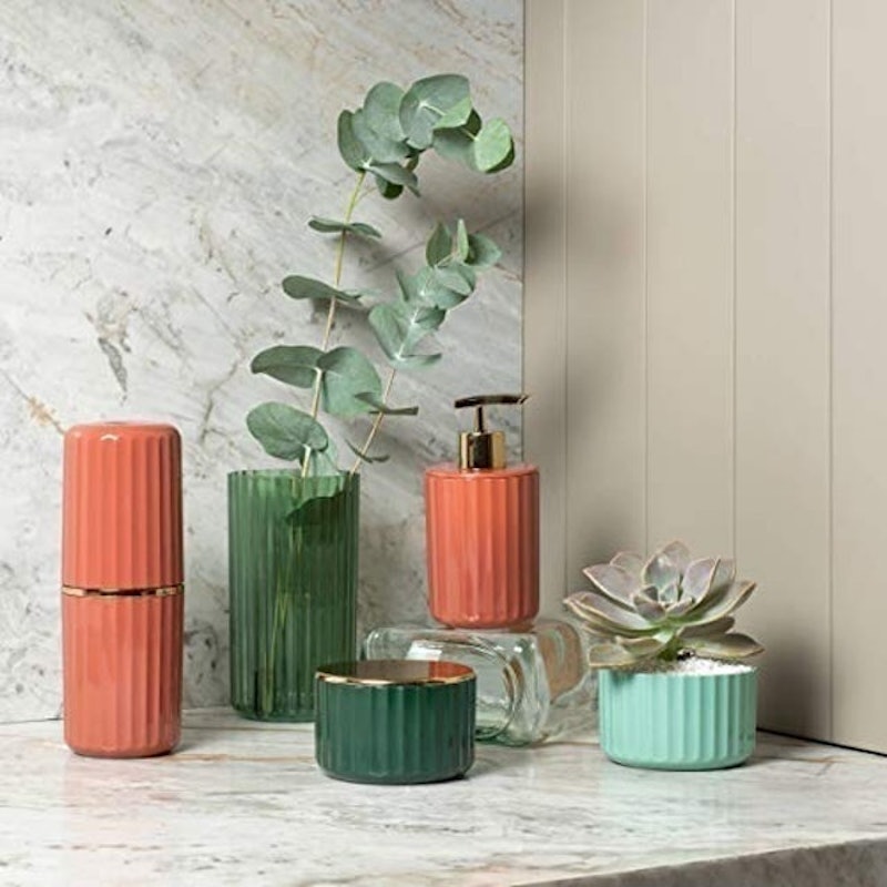 Vaso Groove Mini Verde Menta 4