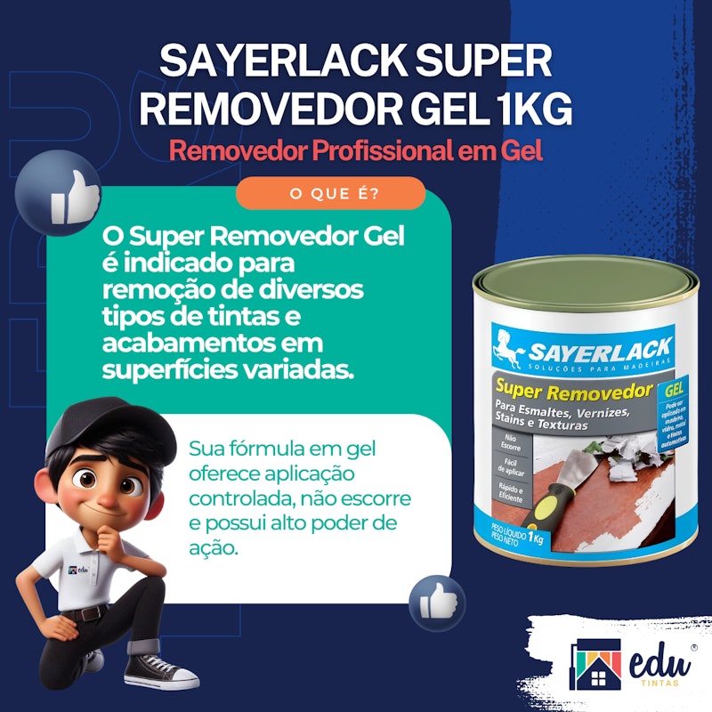 Super Removedor Gel Sayerlack 3