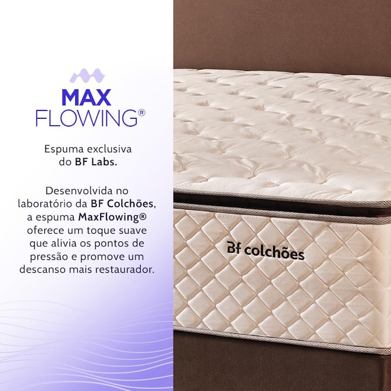 Cama Box Casal Colchão Molas Ensacadas Pillow Top D28 Premium Sleep 5