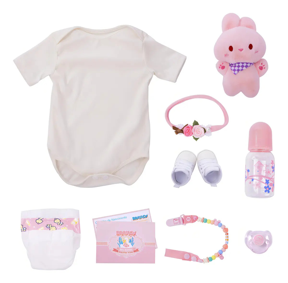 Bebê Reborn Boneca Menina Realista 3