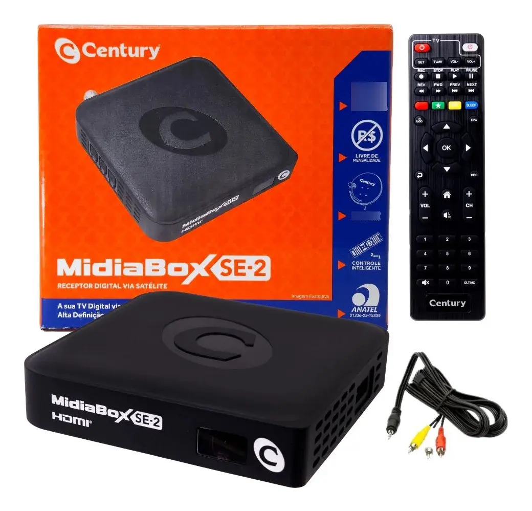 Conversor de Áudio e Vídeo Century Midiabox SE-2 1