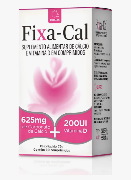 Fixa-Cal Carbonato Cálcio 625 mg + Vitamina D  1