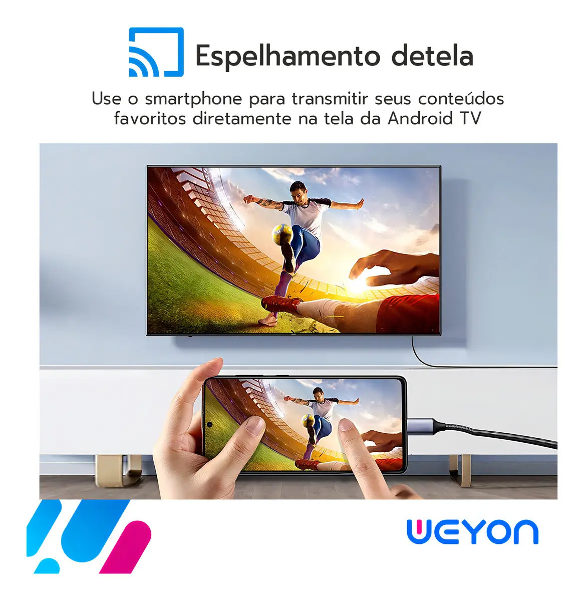 Smart Tv 43'' Full Hd Weyon 5