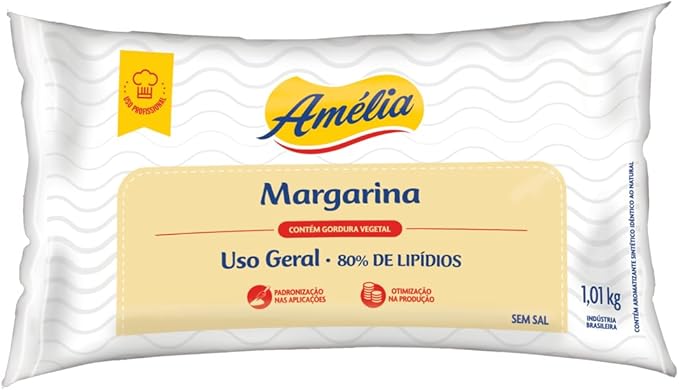 Margarina 1 kg Uso Geral 80% sem Sal  1