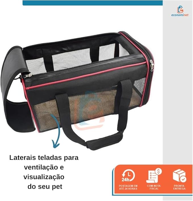 Bolsa Transporte Pet para Avião 3