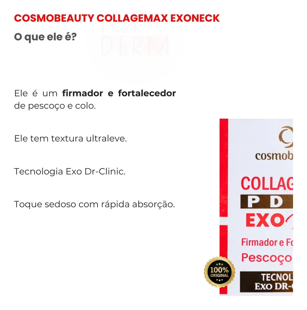 Cosmobeauty PDRN Exoneck Creme Firmador Pescoço e Colo 3
