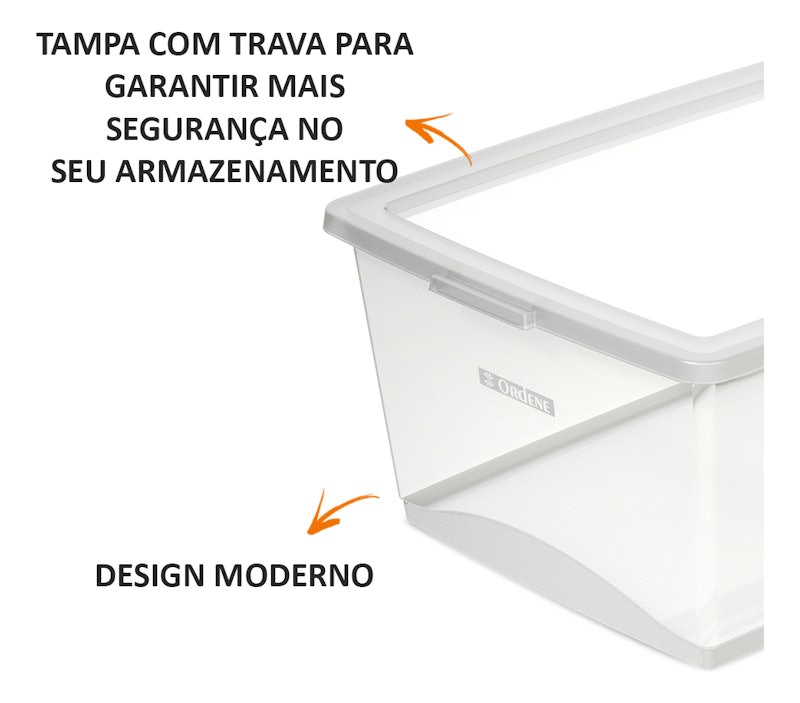 Organizador com Tampa 15 L 3