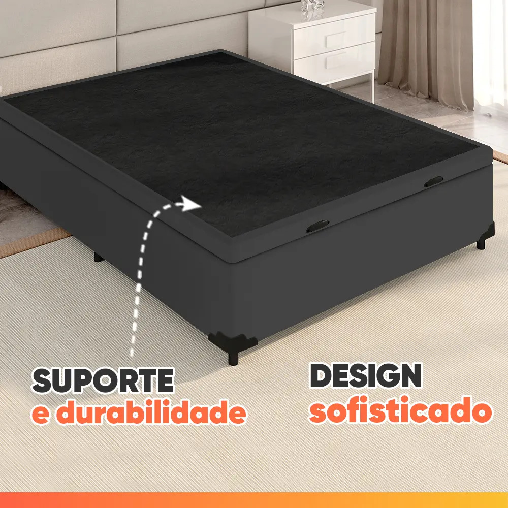 Cama Box com Baú Casal Prince 3