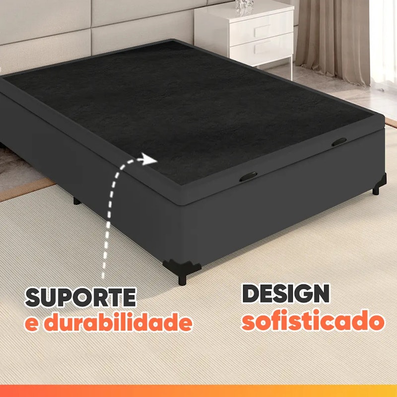 Cama Box com Baú Casal Prince 3