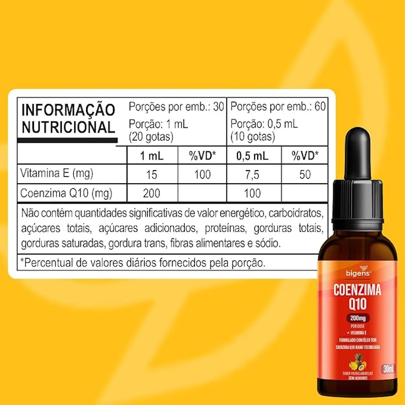 Coenzima Q10 Frutas Amarelas 5