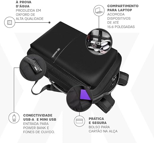 Mochila Notebook Executiva Nordk Summit 2