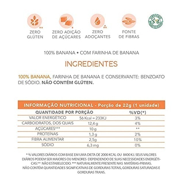 Tablete de Bananada Cremosa Zero açúcar 3