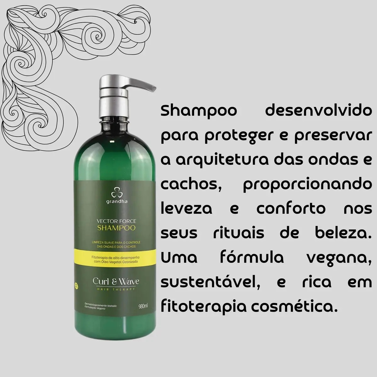 Curl & Wave - Vector Force Shampoo 2