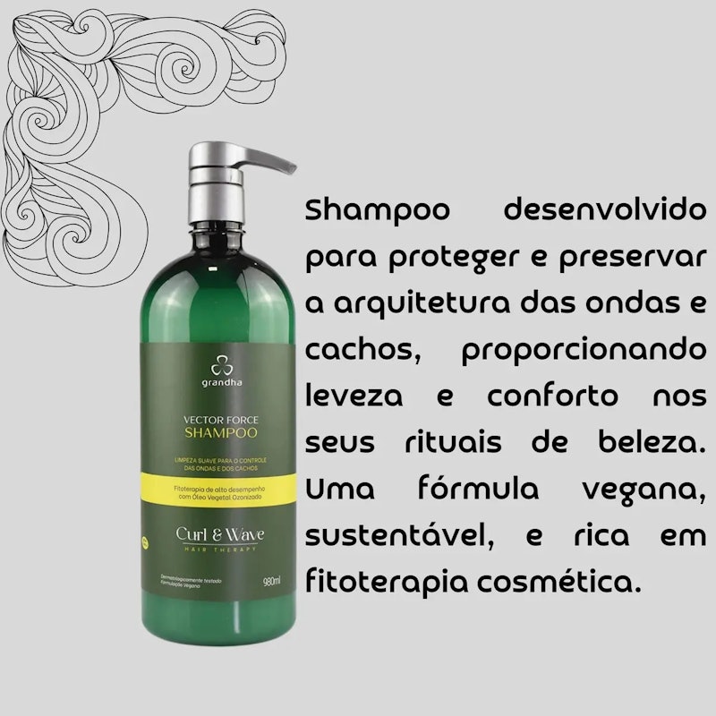 Curl & Wave - Vector Force Shampoo 2