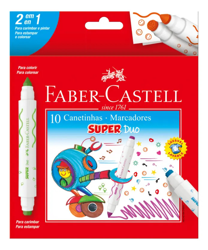 Top 10 Melhores Canetas Hidrográficas em 2026 (Faber-Castell, Bic e mais) 3
