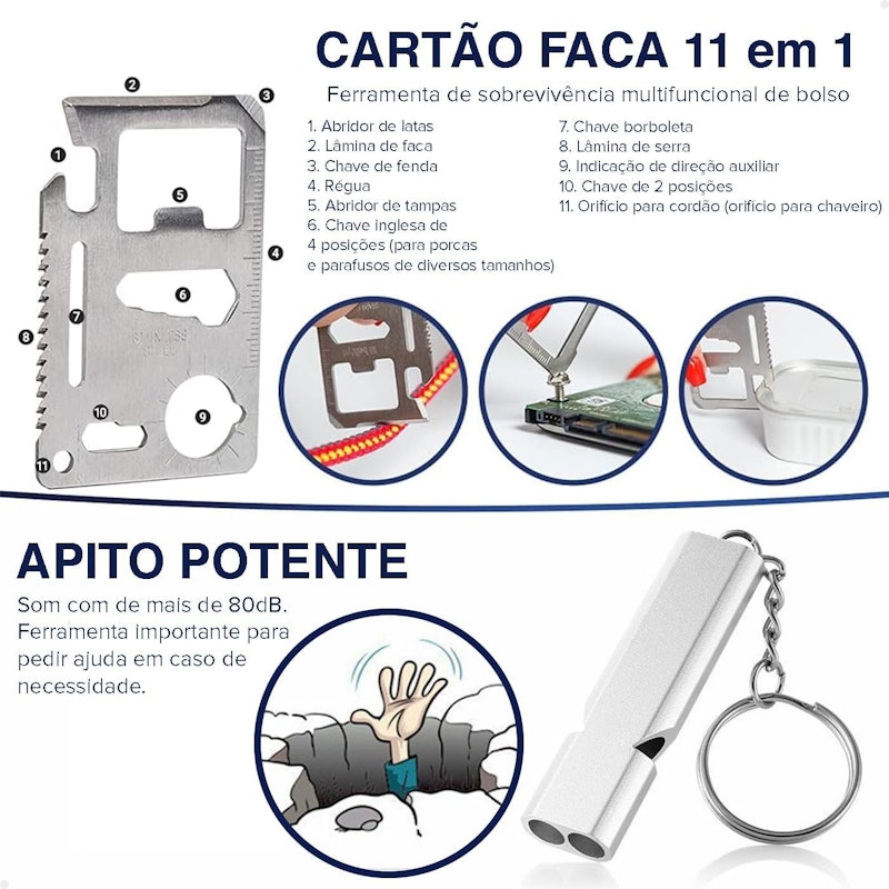 Kit de Sobrevivência Completo Lorben 2