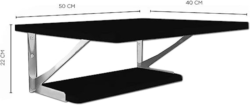 Suporte para Forno e Micro-ondas Madeira e Metal 3