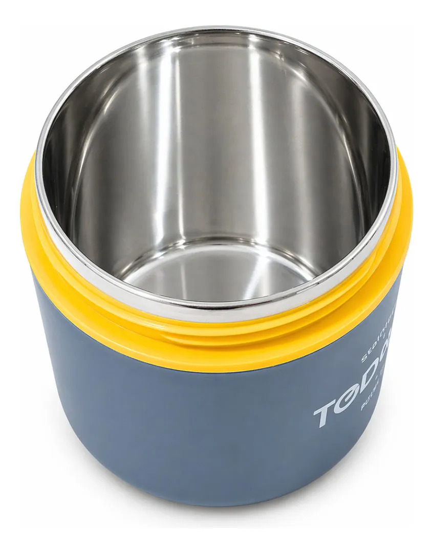 Marmita Térmica de Inox com Colher e Tampa Antivazamento 3
