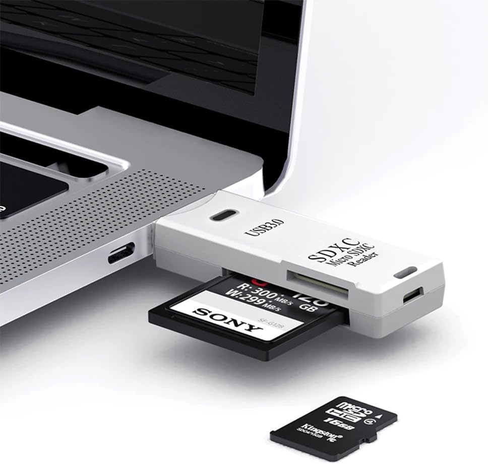 Leitor de Cartão SD USB 3.0 Dual Slot 2 em 1 4