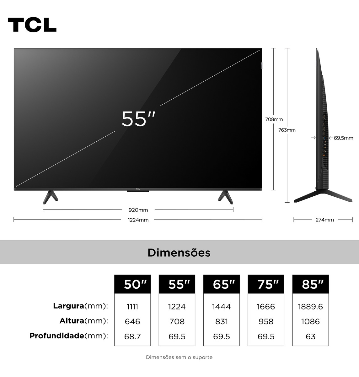 TCL Classic 4K QLED TV P7K 3