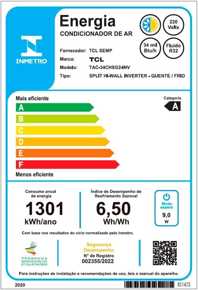 Ar-Condicionado Elite G2 Inverter Quente e Frio TCL (220 V) 4