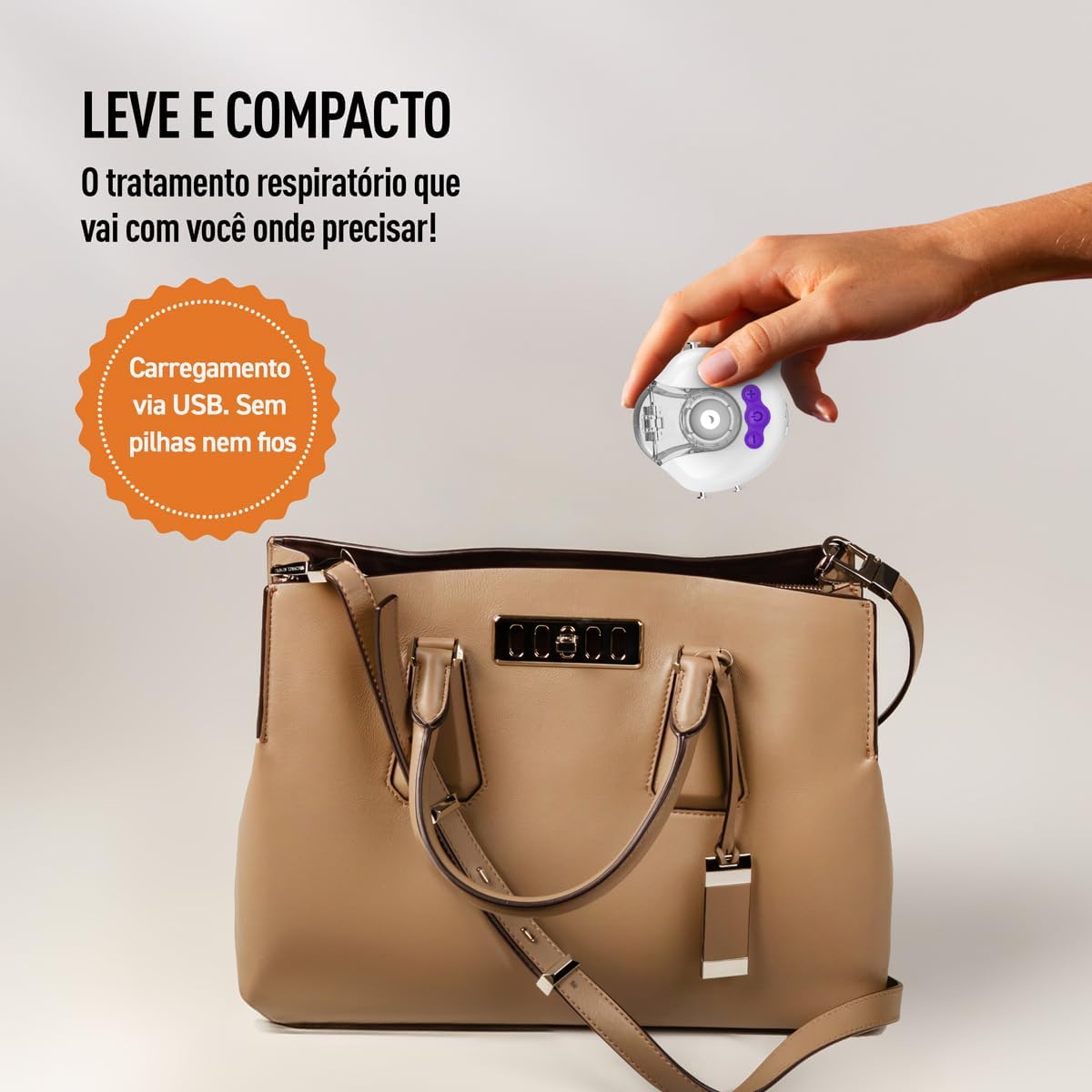 Inalador Nebulizador Hands Free Aero Care 3