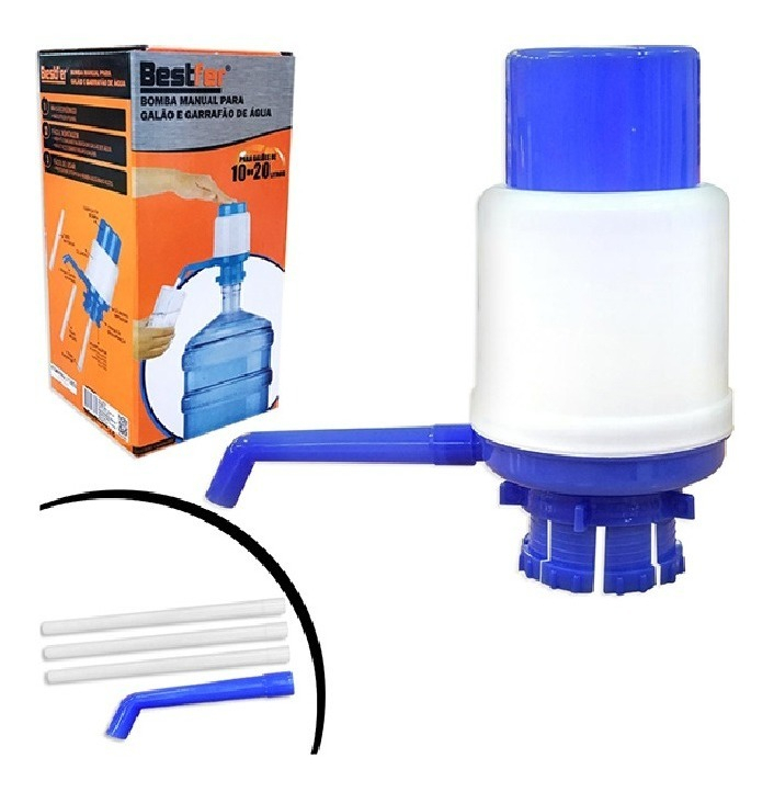 Bomba Manual para Galão e Garrafão de Água Bestfer 1
