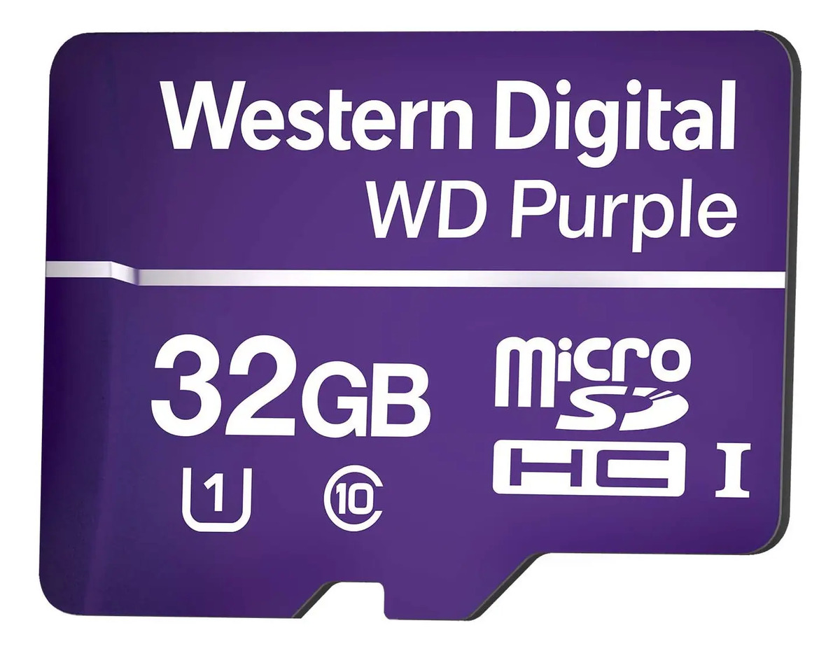 Cartão de Memória microSD 32 GB WD Purple Intelbras 2