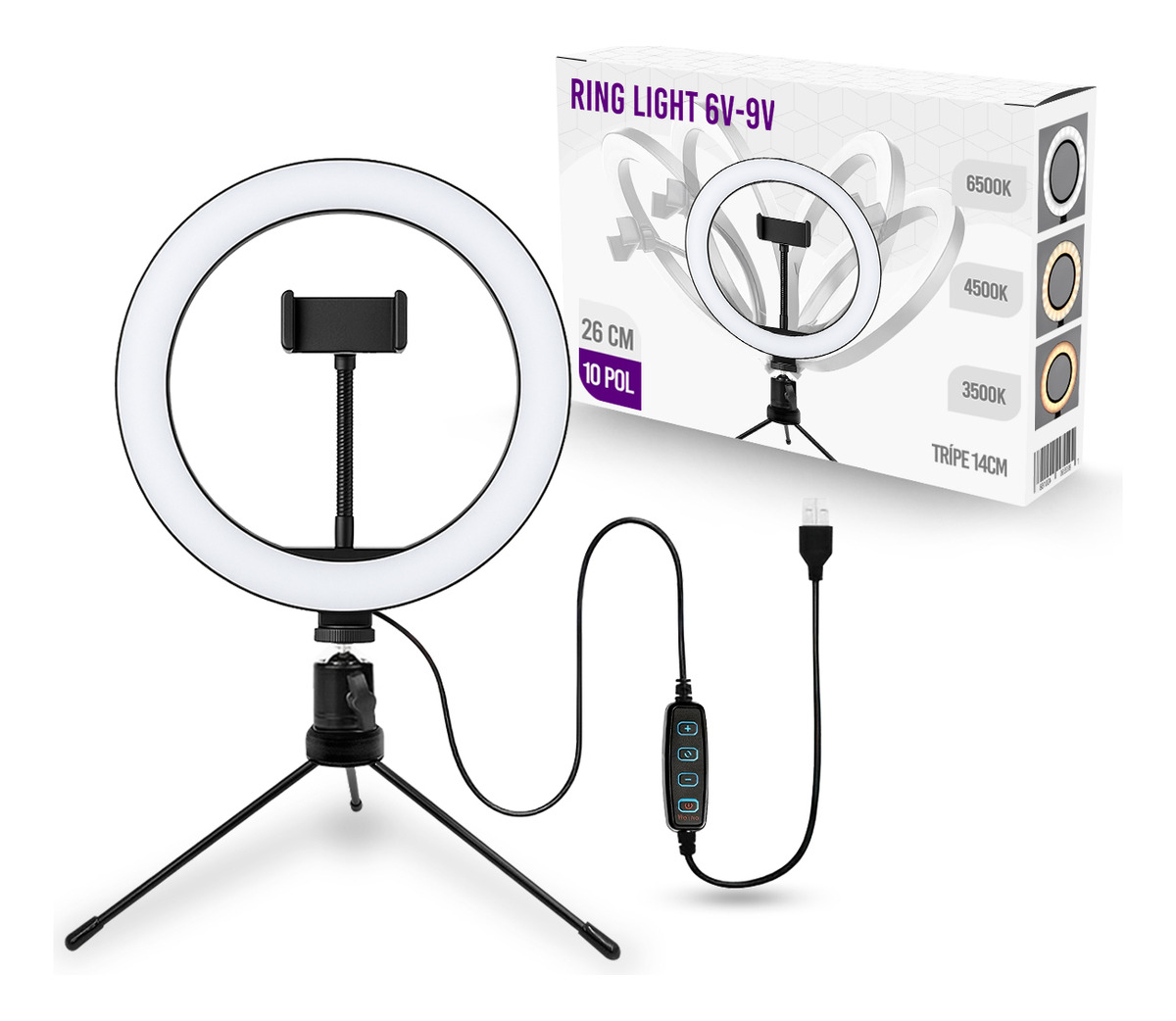 Top 10 Melhores Ring Lights em 2026 (Tripé e de Mesa) 1