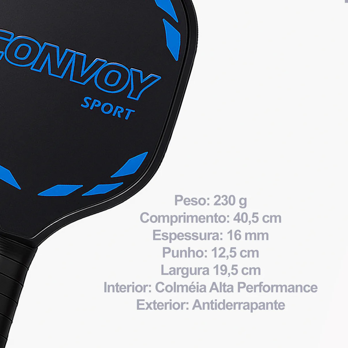 Kit Raquete Pickleball Profissional 3
