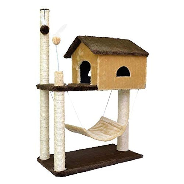 Arranhador House em Pelúcia e Sisal 1