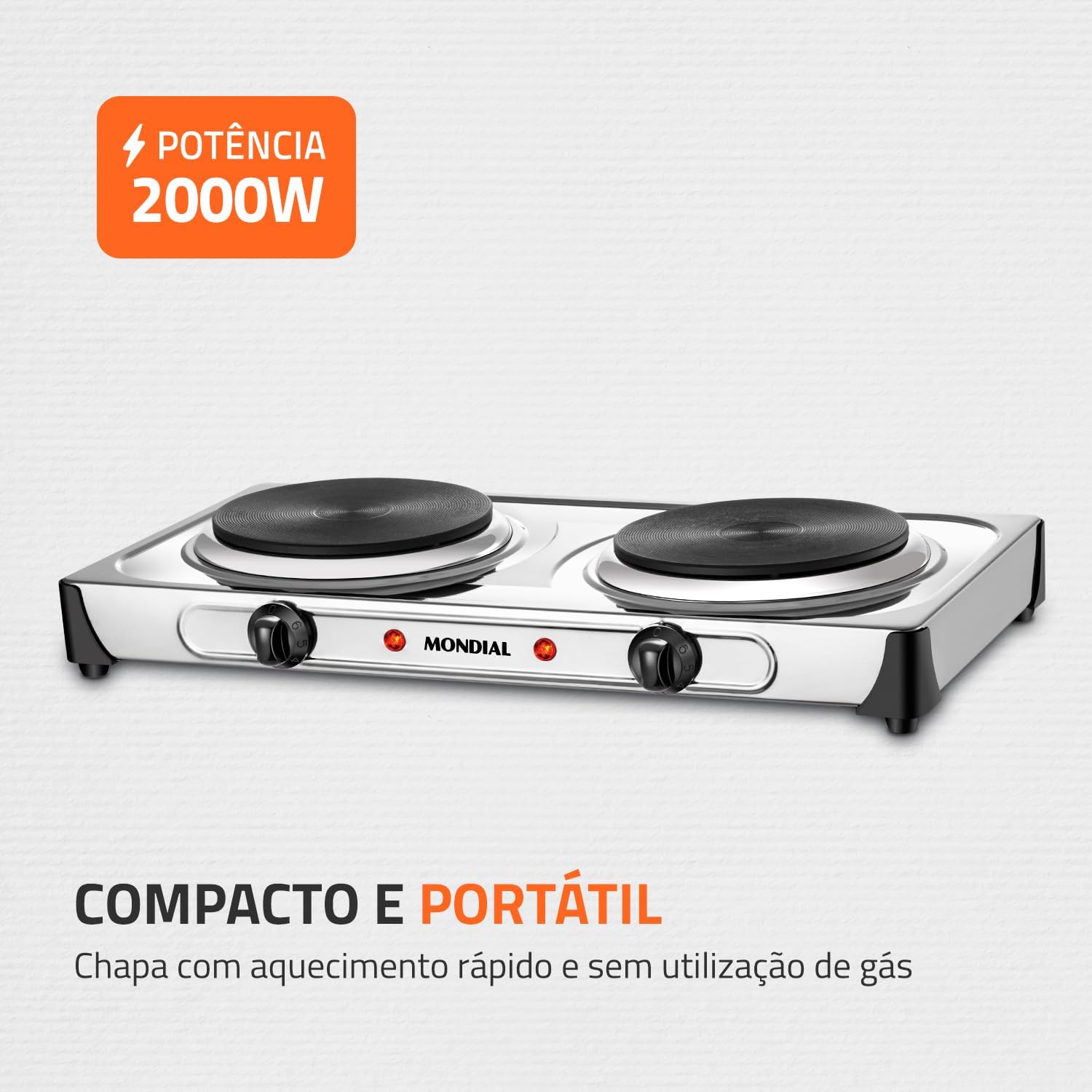 Fogão Elétrico Fast Cook Due 2