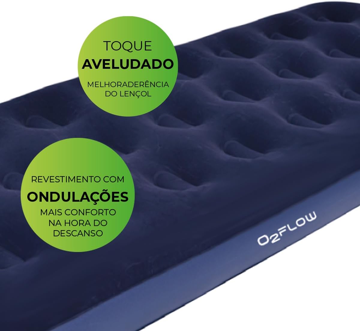 Colchão Inflável Solteiro Multiuso O2Flow 3