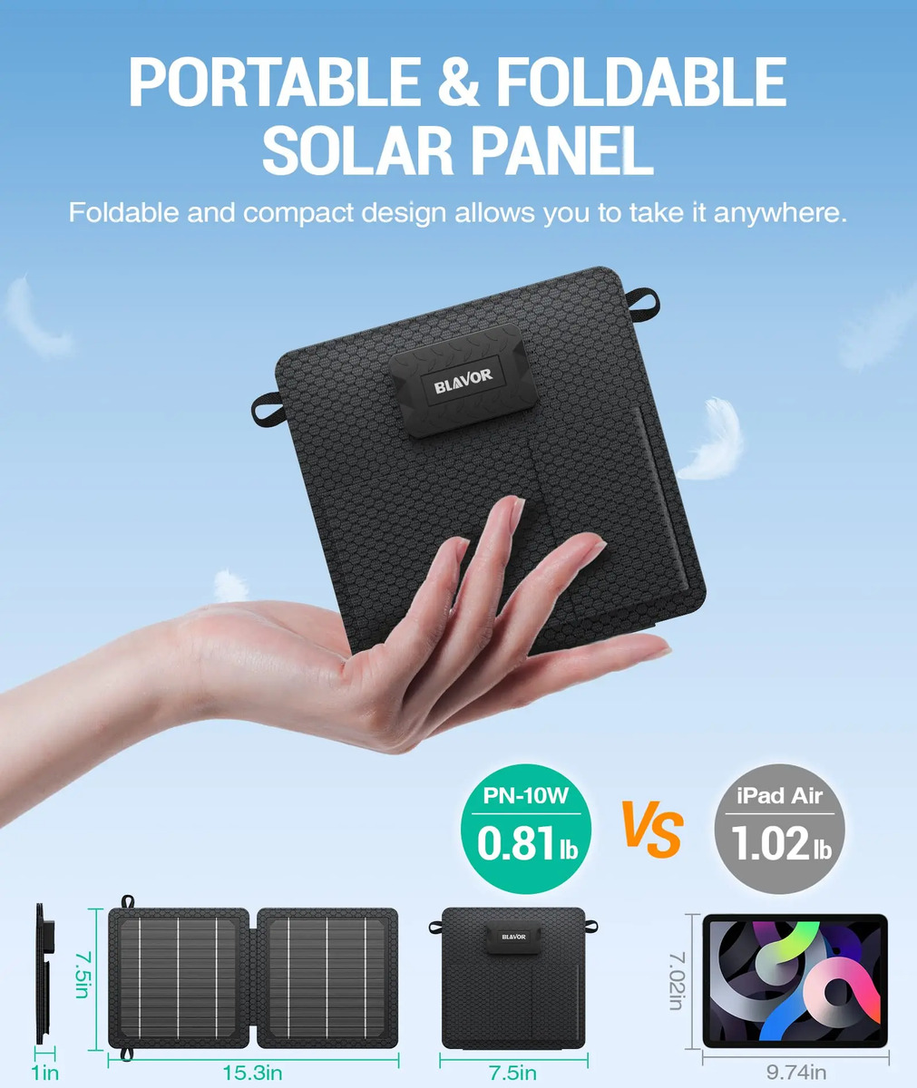 BLAVOR 10 W Solar Panels (for Phone) 2